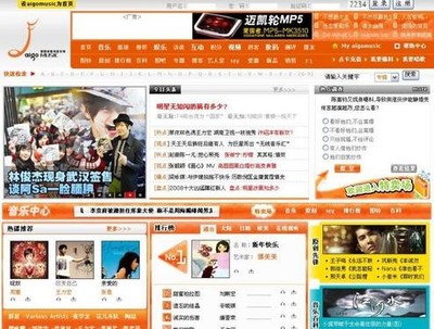 喜迎09新春 愛國者音樂網新版正式上線